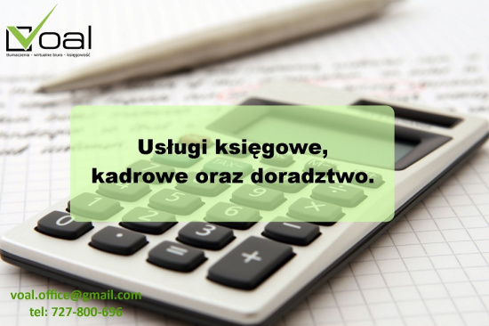 Usługi księgowe, kadrowe oraz doradztwo