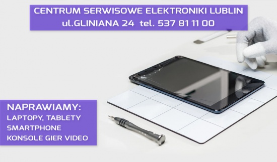 Profesjonalna naprawa laptopów, smartphone, tabletów, konsol